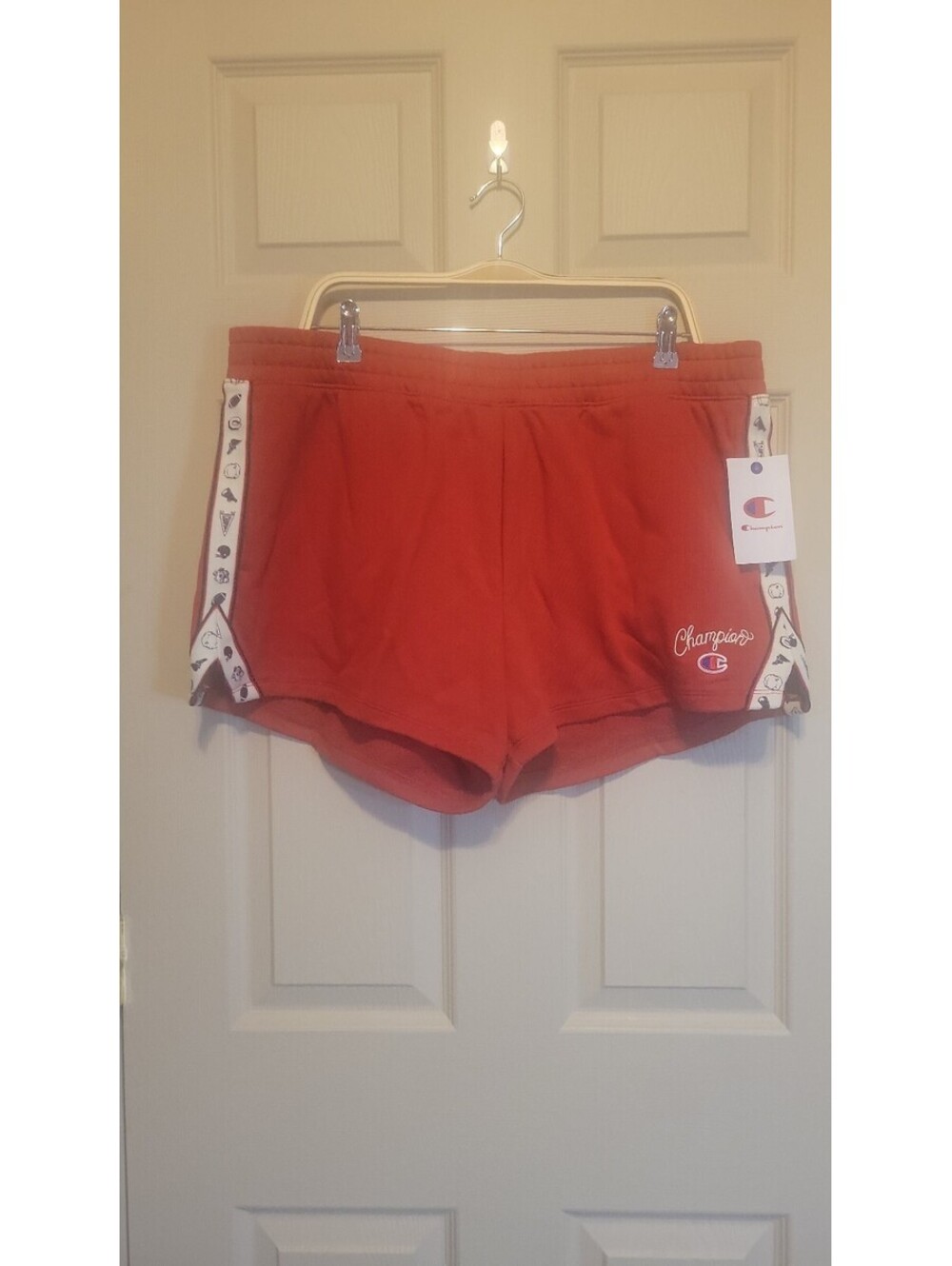 Champion Women's Red Athletic Shorts Size 1X